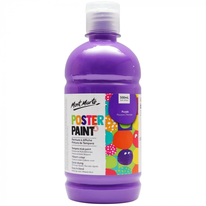 MPST0023 Vopsea Tempera Mont Marte 500ml - Purple [2]