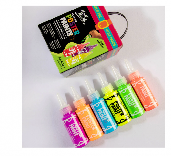 MPST6002 Vopsea tempera Fluoro Mont Marte 6buc x 60ml [2]