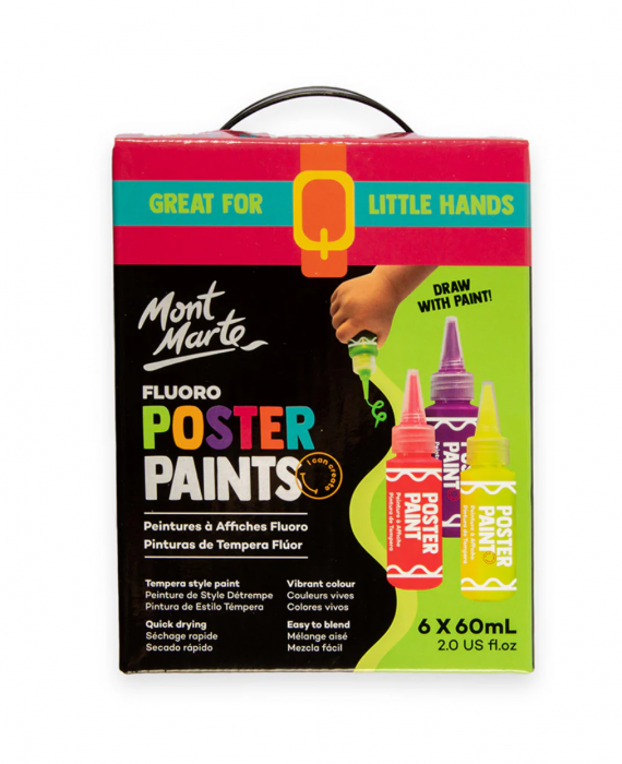 MPST6002 Vopsea tempera Fluoro Mont Marte 6buc x 60ml [1]