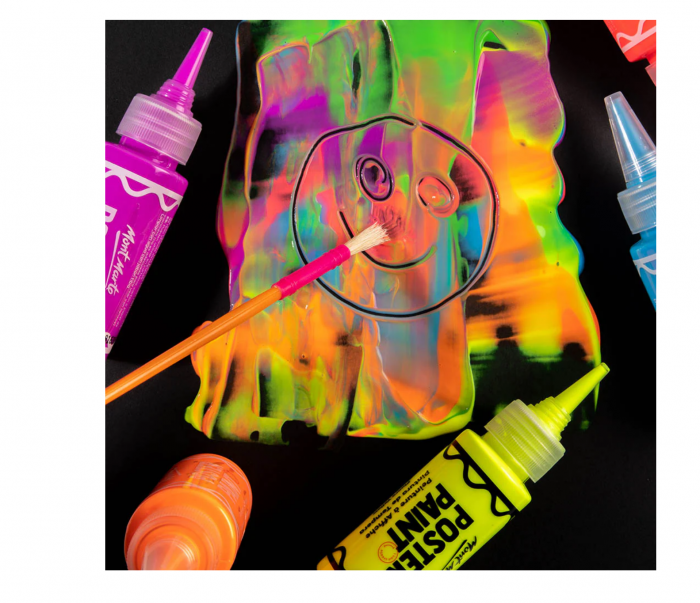 MPST6002 Vopsea tempera Fluoro Mont Marte 6buc x 60ml [6]