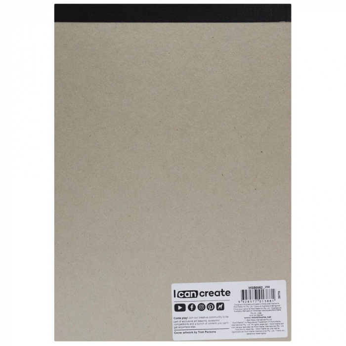MSB0052 Bloc pastel 4 culori Mont Marte A4 190gr 12file [3]