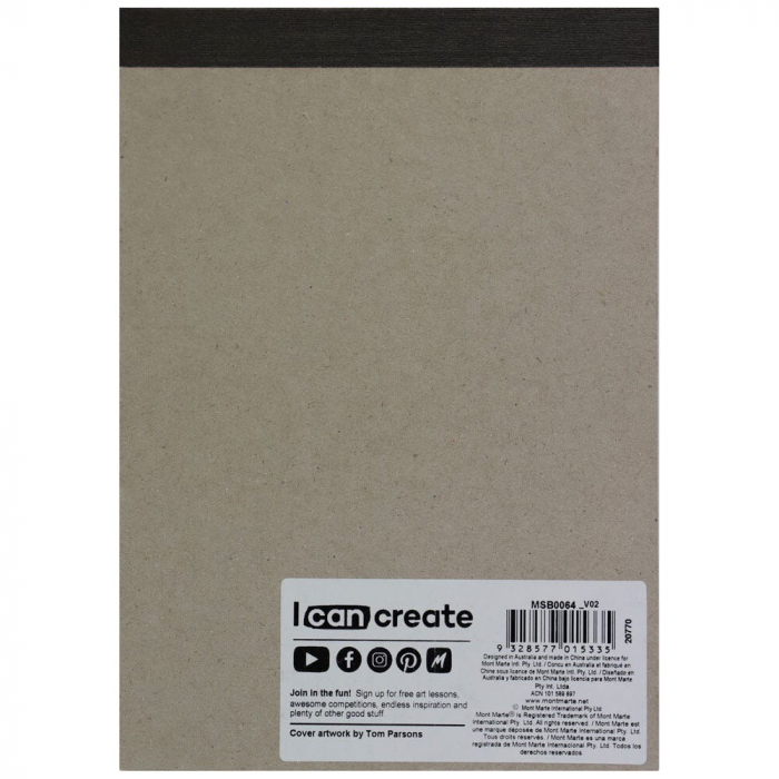 MSB0064 Bloc acuarelă Mont Marte A5 180gr 15file [2]