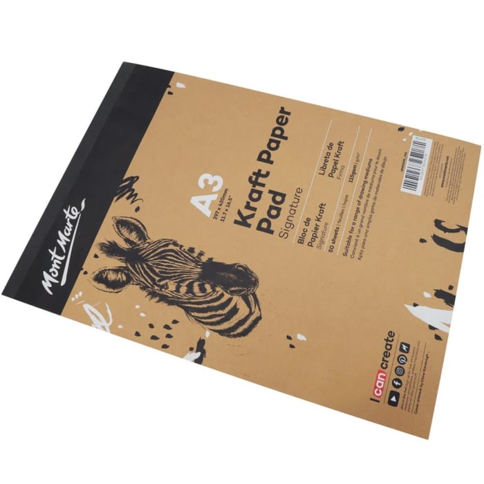 MSB0095 Bloc hârtie kraft A3 50 coli Mont Marte 115g [2]