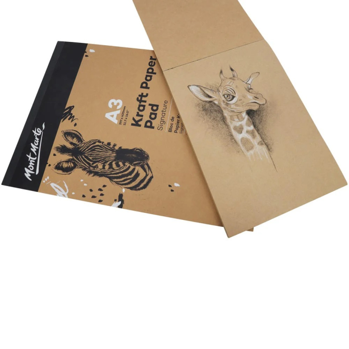 MSB0095 Bloc hârtie kraft A3 50 coli Mont Marte 115g [3]
