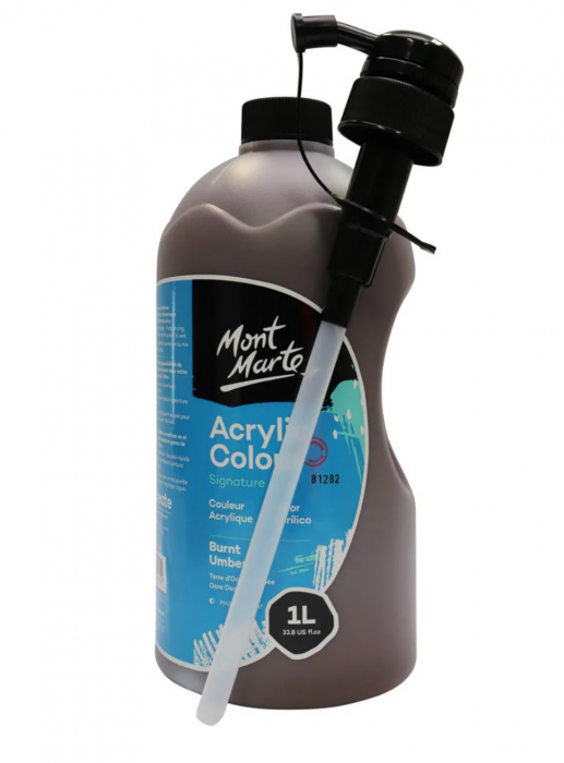 MSCH0109 Vopsea acrilică Mont Marte 1L - Burnt Umber [3]