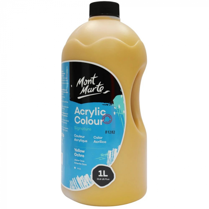 MSCH0114 Vopsea acrilicǎ Mont Marte 1L - Yellow Ochre [2]