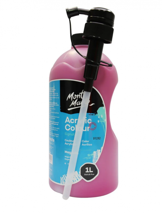 Vopsea acrilic Mont Marte 1L - Magenta [2]