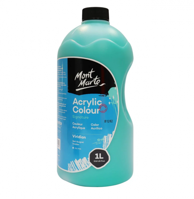 Vopsea acrilica Mont Marte Signature 1L - Viridian [4]