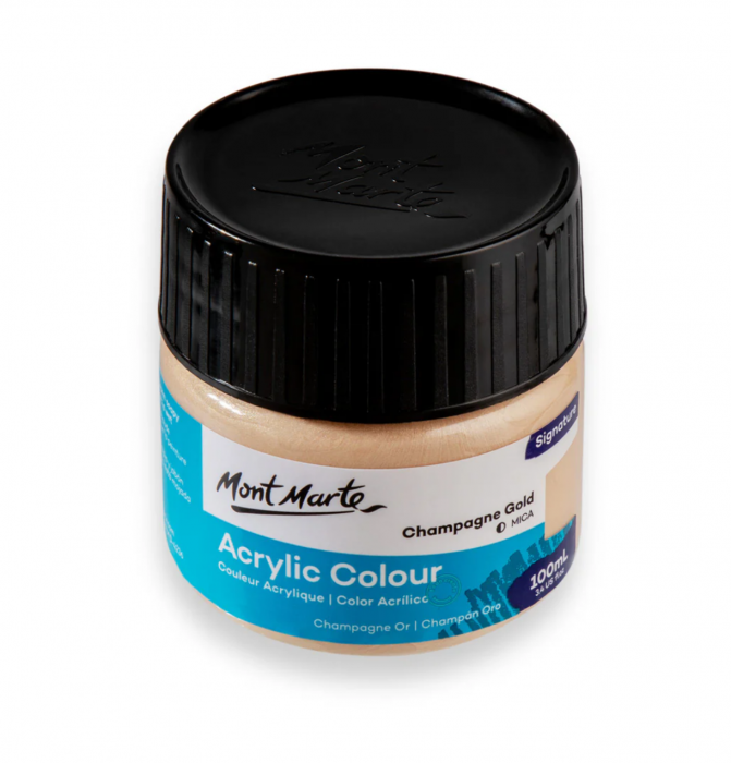 Vopsea acrilica Mont Marte 100ml - Champagne Gold [2]