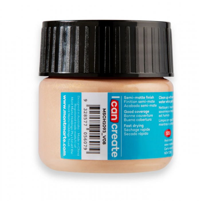 MSCH1093 Vopsea acrilică Mont Marte 100ml - Rose Gold [2]