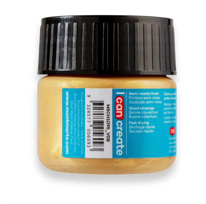MSCH1095 Vopsea acrilică Mont Marte 100ml - Aztec Gold [3]
