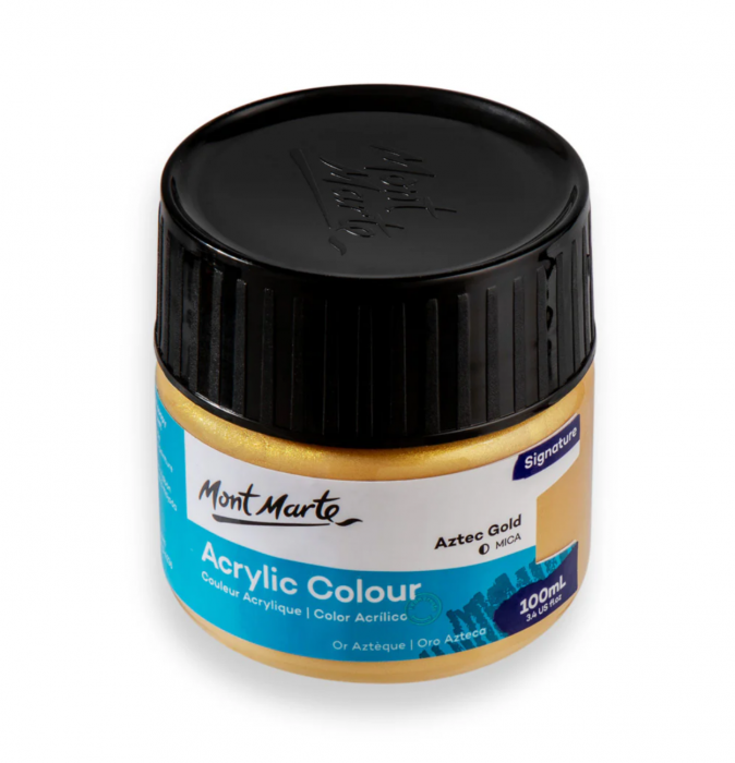 MSCH1095 Vopsea acrilică Mont Marte 100ml - Aztec Gold [2]