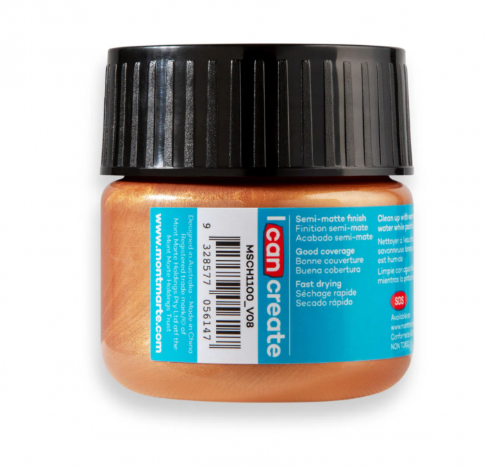 Vopsea acrilica Mont Marte 100ml - Bronze [3]