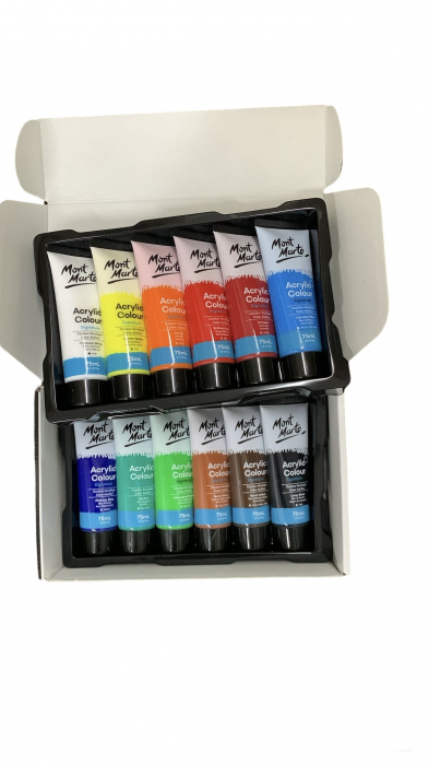 MSCH1275 Set vopsea acrilică Mont Marte 12bucx 75ml [2]