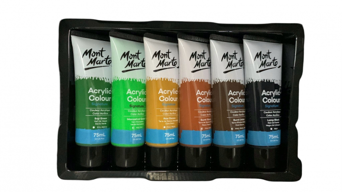 MSCH1875 Set vopsea acrilică Mont Marte 18x75ml [5]