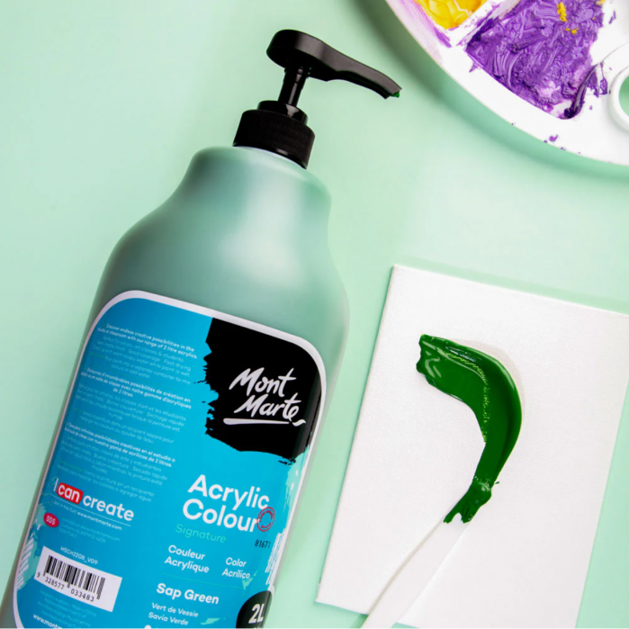 Vopsea acrilica Mont Marte Signature 2L- Sap Green [2]
