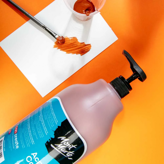 Vopsea acrilica Mont Marte Signature 2L - Burnt Sienna [3]