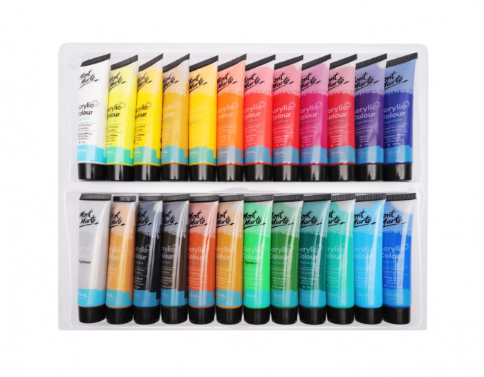 MSCH2436 Set vopsea acrilică Mont Marte 24 bucx36ml [2]