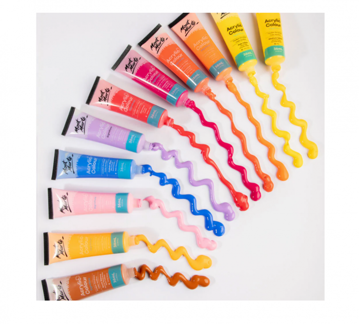 MSCH4836 Vopsea acrilică Mont Marte Studio Set 48pc x 36ml [2]