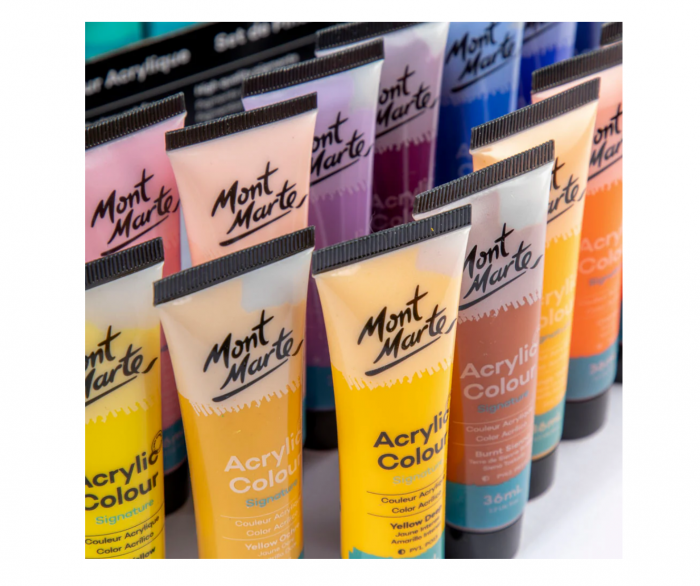 MSCH4836 Vopsea acrilică Mont Marte Studio Set 48pc x 36ml [4]