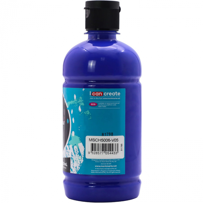 MSCH5006 Vopsea acrilicǎ Mont Marte 500ml - Ultramarine Blue [2]
