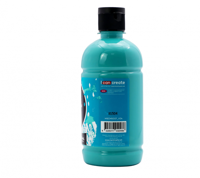 MSCH5007 Vopsea acrilică Mont Marte Signature 500ml - Turquoise [2]