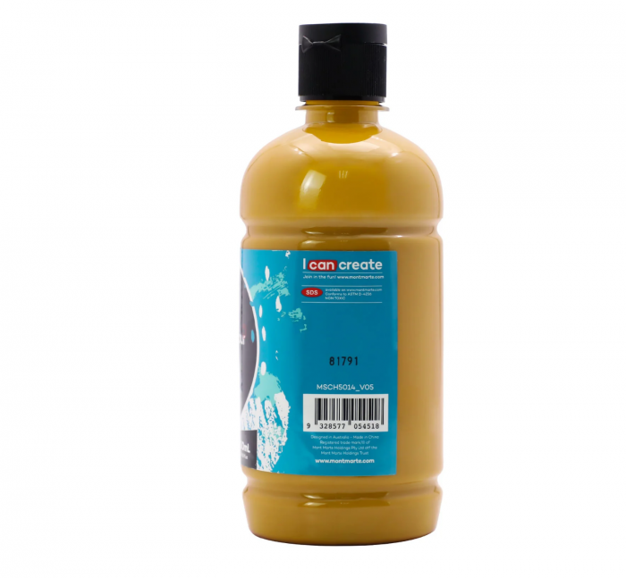 MSCH5014 Vopsea acrilică Mont Marte Signature 500ml - Yellow Ochre [2]