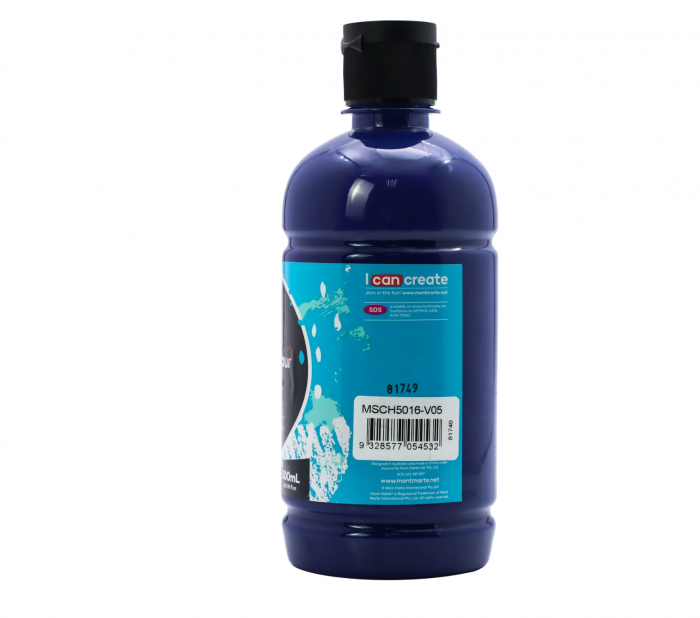 MSCH5016 Vopsea acrilică Mont Marte Signature 500ml - Phthalo Blue [2]