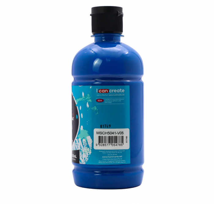 MSCH5041 Vopsea acrilică Mont Marte Signature 500ml - Deep Cyan [2]
