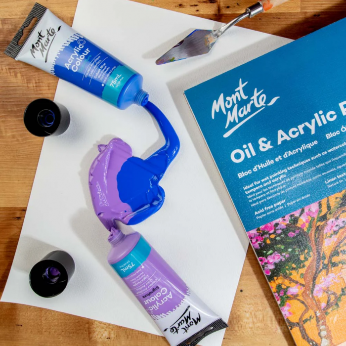 MSCH7515 Vopsea acrilică Mont Marte 75ml - Light Purple [4]