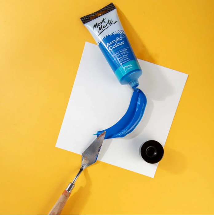 MSCH7518 Vopsea acrilică Mont Marte 75ml - Deep Cyan Blue [2]