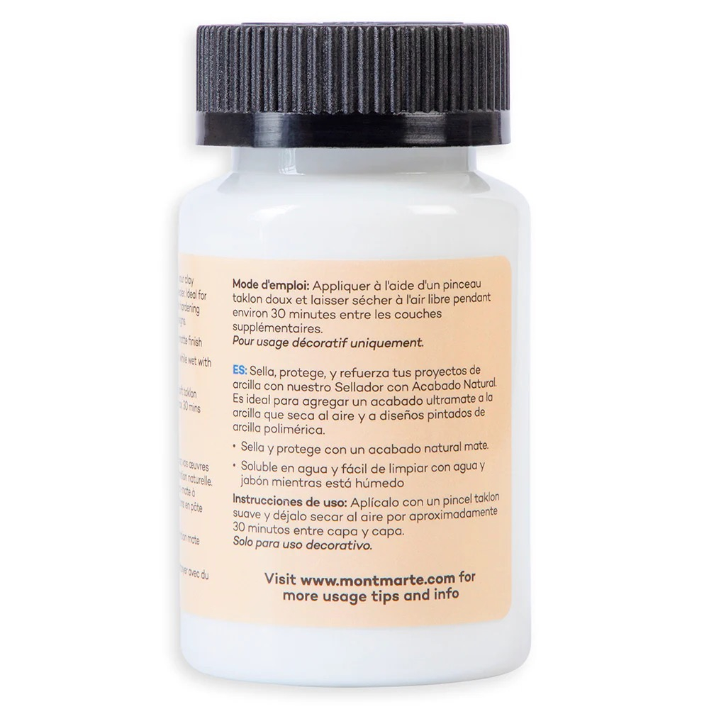 Natural Finish clay sealer Mont Marte 120ml [3]