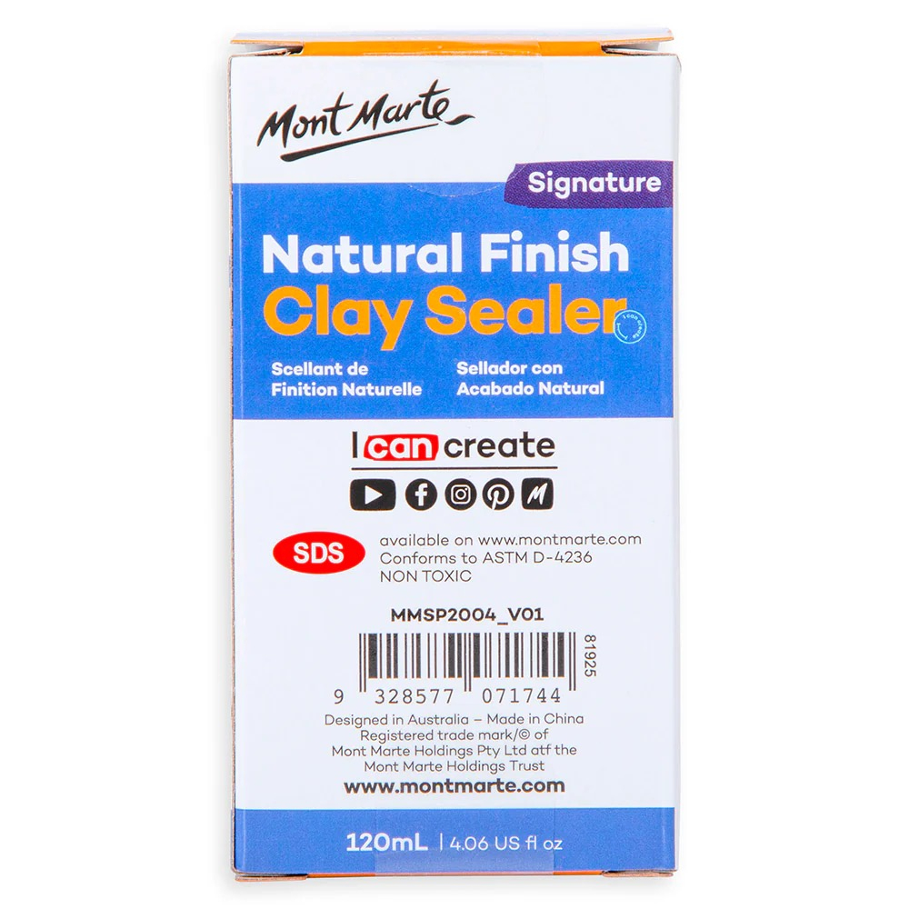 Natural Finish clay sealer Mont Marte 120ml [5]