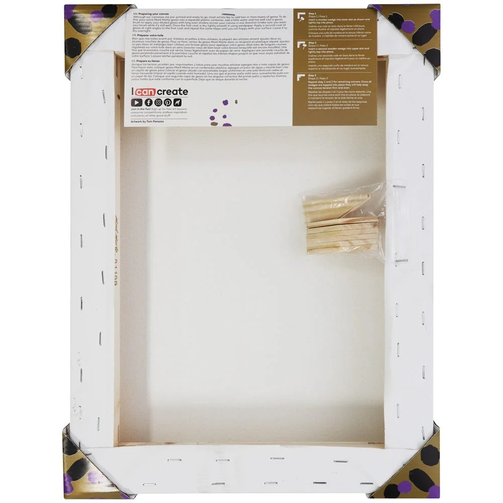 Panza Mont Marte sasiu pin,densitate dubla 30.5x40.6cm [4]