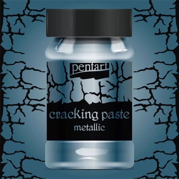 Pasta crapare Metalic 100ml Silvery Blue Pentart [2]