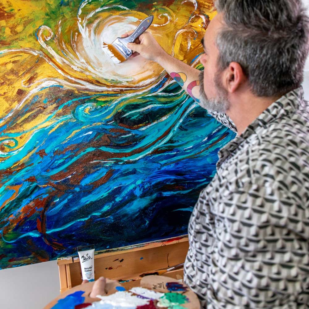 Pensula Mont Marte taklon plata lata 75mm [7]