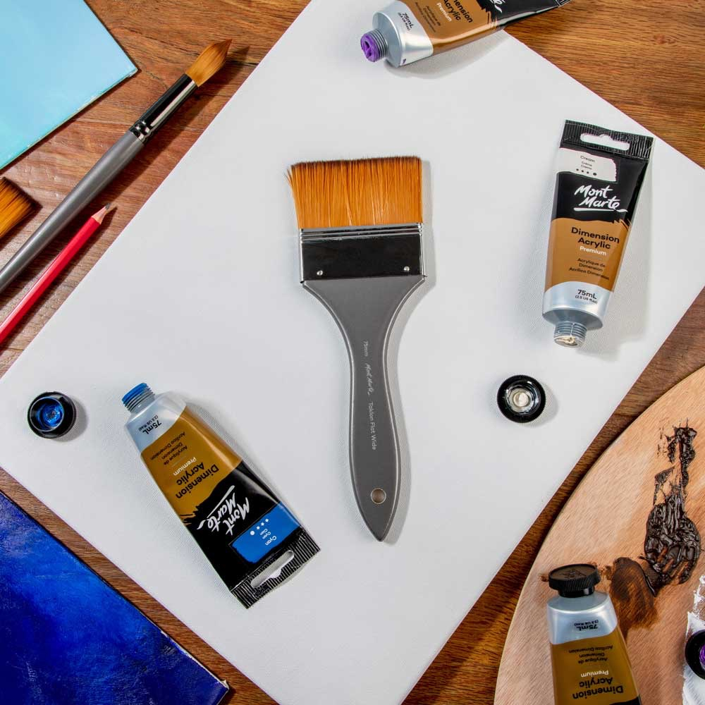 Pensula Mont Marte taklon plata lata 75mm [9]