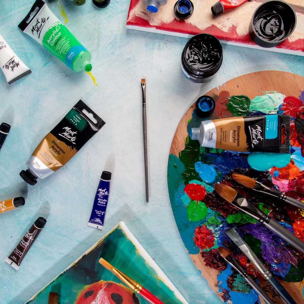 Pensula Mont Marte taklon plata par scurt 6 [8]