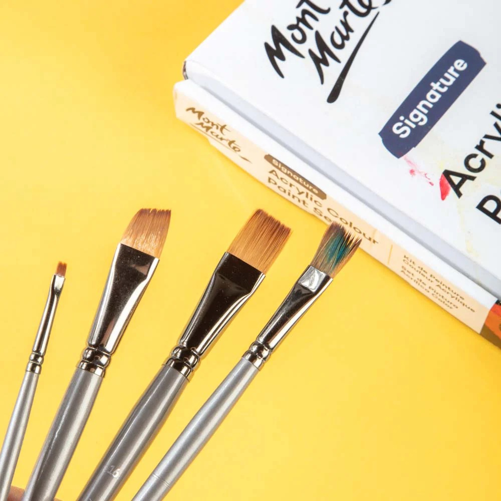 Pensula taklon Mont Marte unghi 16 [4]