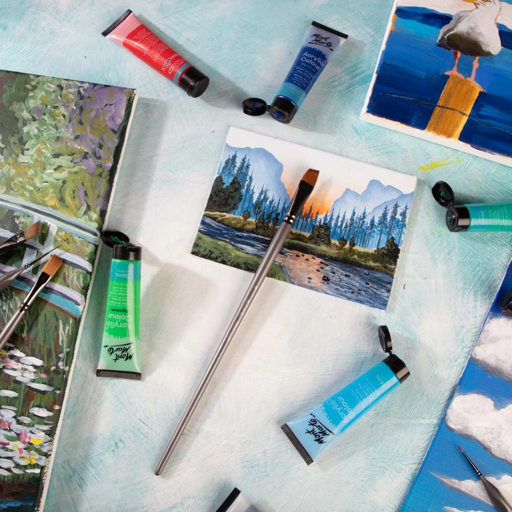 Pensula taklon Mont Marte unghi 16 [7]