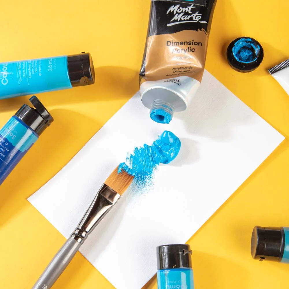 Pensula taklon plata par scurt Mont Marte Nr.16 [6]