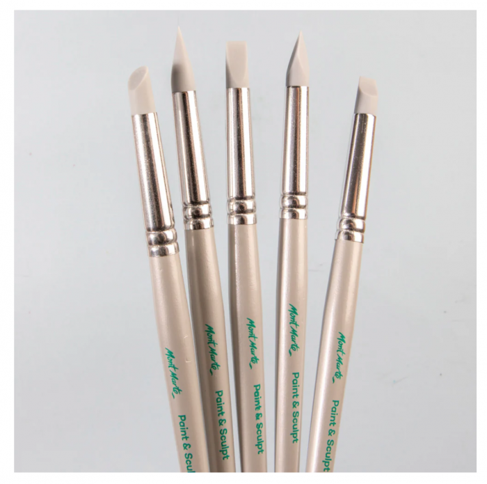 BMHS0005 Pensule Mont Marte Paint&Sculpt 5/set [5]