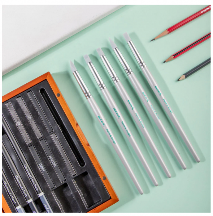 BMHS0005 Pensule Mont Marte Paint&Sculpt 5/set [7]