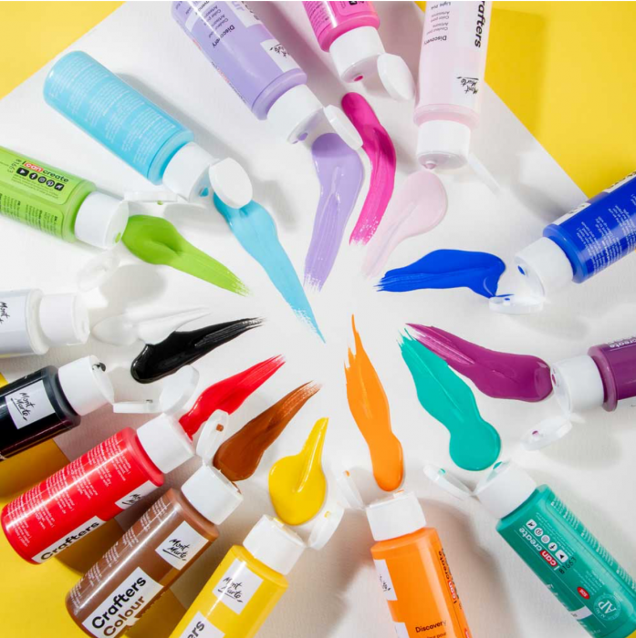 Set vopsea acrilica Crafters Colour Mont Marte 14x60ml [2]