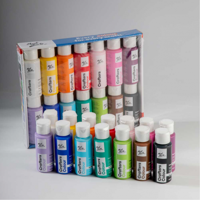 PMCA6001 Vopsea acrilică Craft Basic Mont Marte 60ml 14buc/set [4]