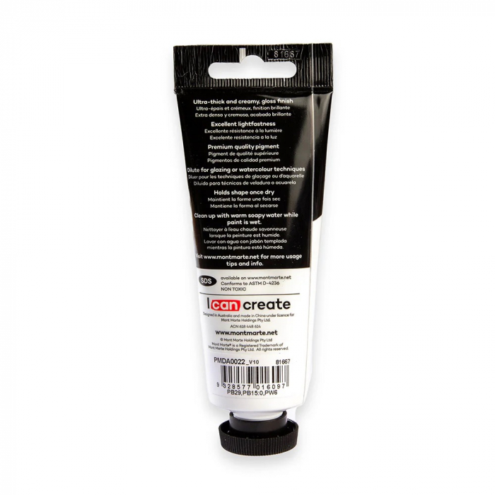 PMDA0022 Vopsea acrilicǎ Dimension Mont Marte 75ml - Cobalt Blue [4]