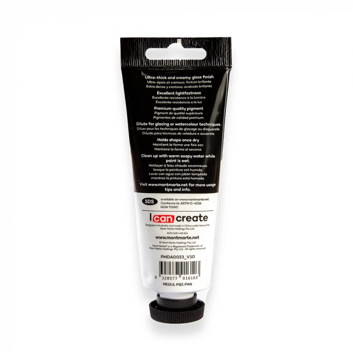 PMDA0023 Vopsea acrilicǎ Dimension Mont Marte 75ml - Monastral Cerulean [3]