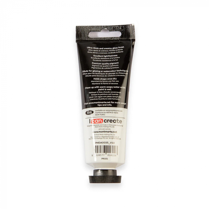 PMDA0035 Vopsea acrilicǎ Dimension Mont Marte 75ml - Red Ochre [4]