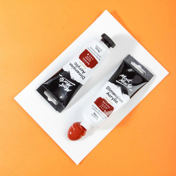 PMDA0035 Vopsea acrilicǎ Dimension Mont Marte 75ml - Red Ochre [2]