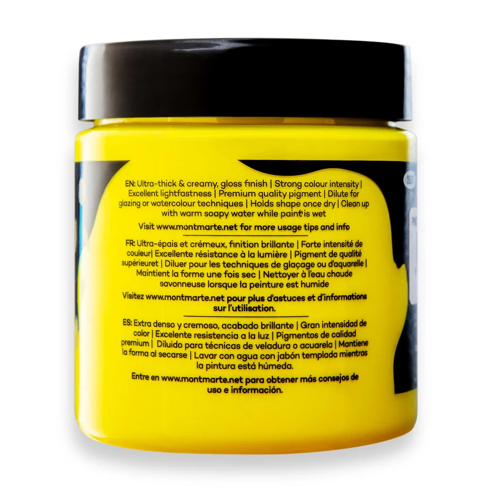 PMDA2505 Vopsea acrilicǎ Mont Marte Dimension 250ml - Lemon Yellow [5]